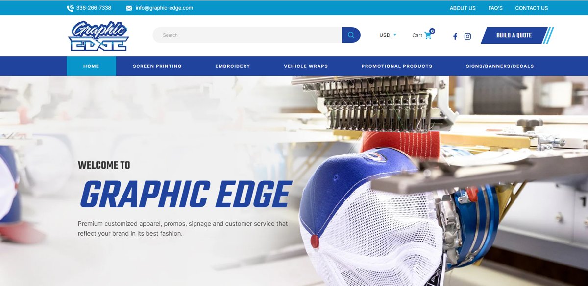 Graphic Edge website